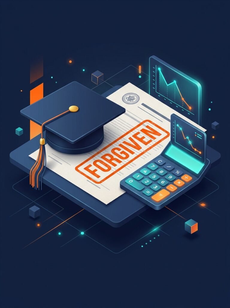 Student loan forgiveness calculator estimating PSLF and IDR forgiveness