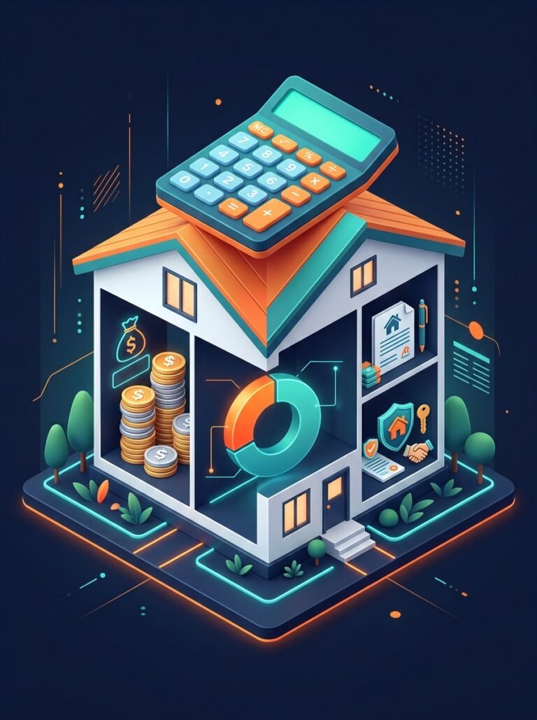 Loan affordability calculator with DTI and PITI analysis