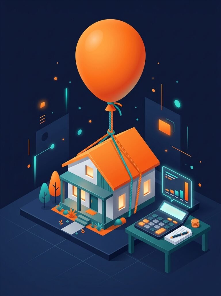 Balloon payment calculator showing monthly and final payments