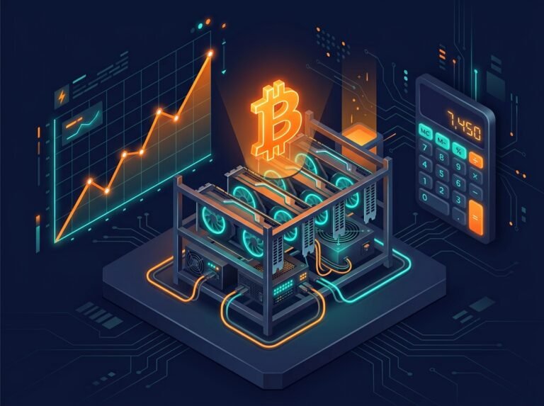 Crypto mining calculator with hardware cost and electricity