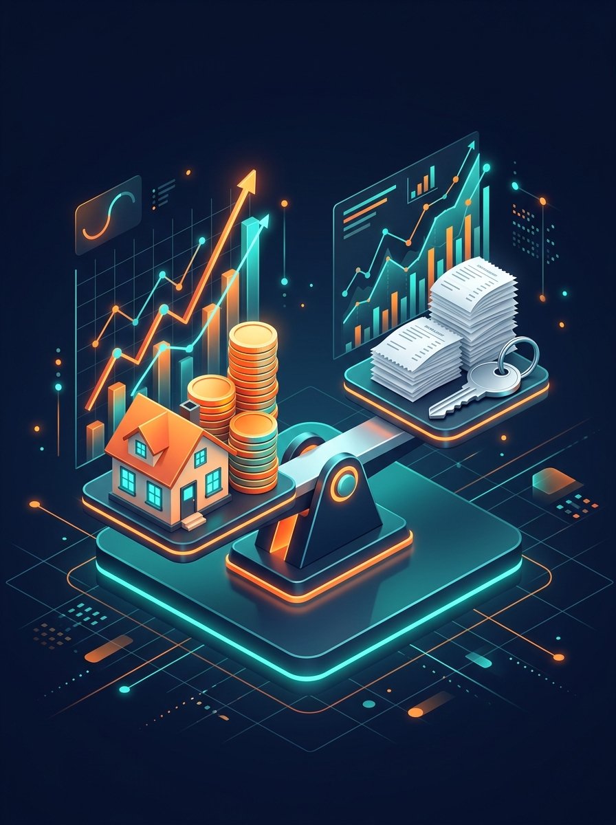 Rent vs own calculator comparing long-term costs