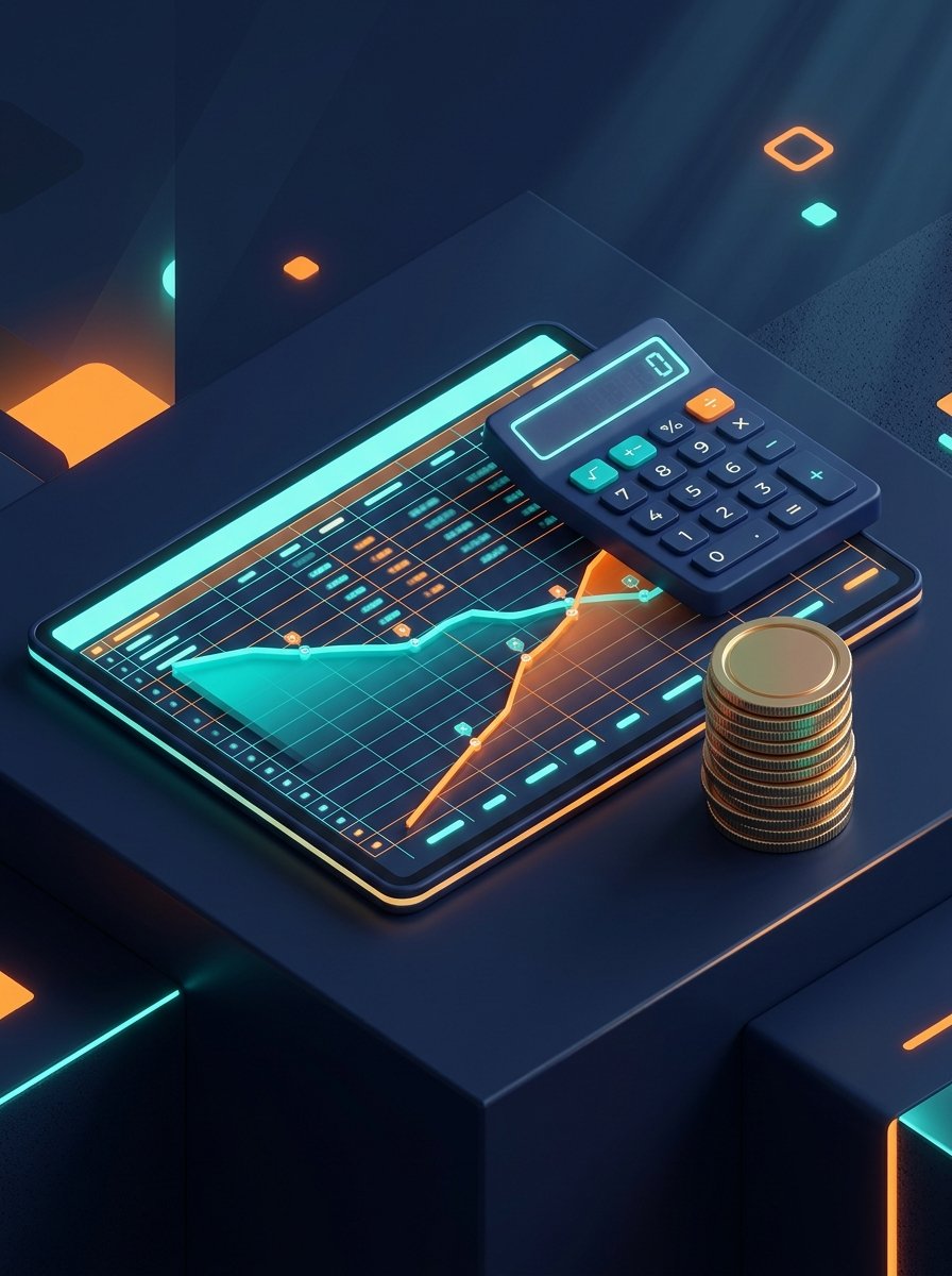 Standard loan calculator with amortization schedule
