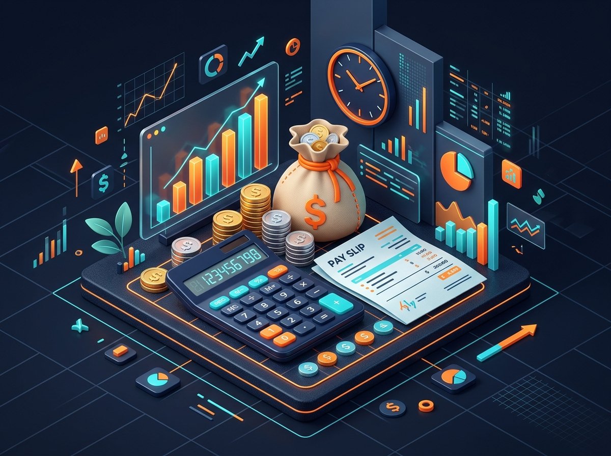 Payroll & Salary Calculator computes net take-home pay, total taxes, and employer cost with deductions, overtime, and bonuses. Get accurate numbers instantly.