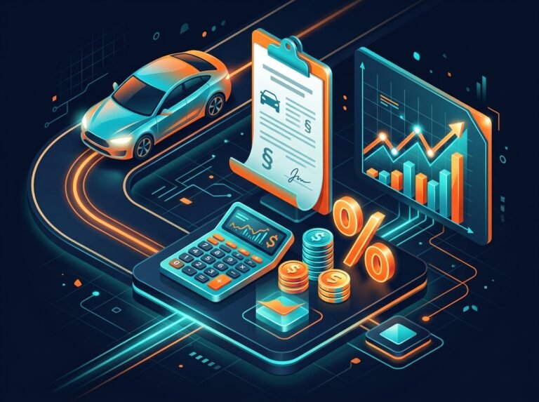 Auto loan refinance calculator with line chart comparing current and refinanced loan balances