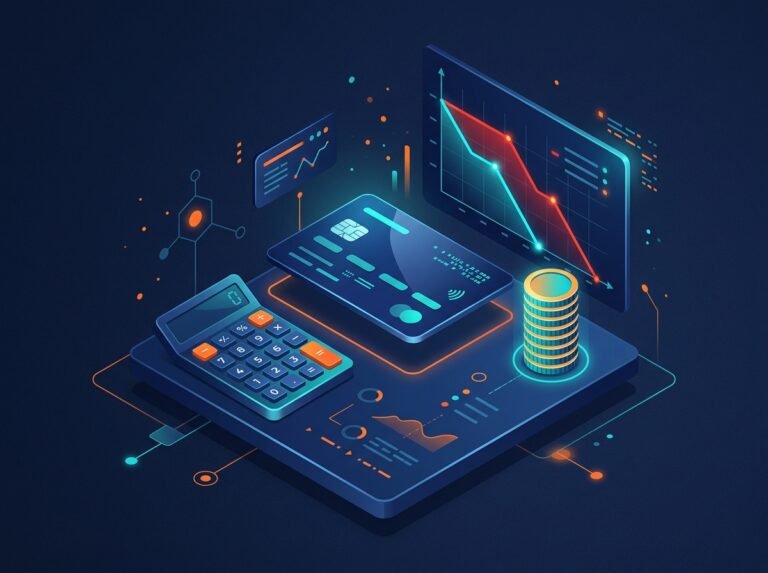 Credit card minimum payment calculator showing interest and payoff time